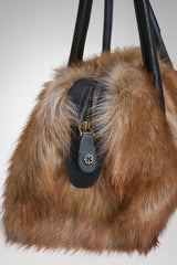 Virginia - Sandfarbene Ledertasche