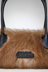 Virginia - Sandfarbene Ledertasche