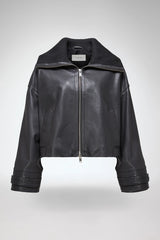 VSP - Olga - Anthracite Leather Jacket