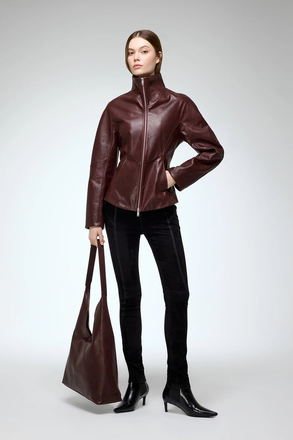 VSP - Carina - Cherry Leather Jacket