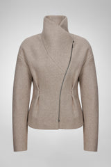 Sofia - Latte Caramel Wool Jacket