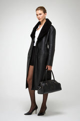 VSP - Celina - Black Shearling Coat