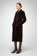 VSP - Flores - Cherry Shearling Coat