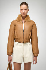 VSP - Sheela - Beige Shearling Jacket