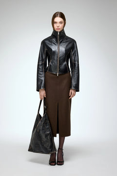 VSP - Serra - Black Leather Jacket