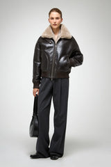 VSP - Tricia - Anthracite Shearling Jacket