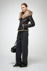 VSP - Petra - Desert Beige Shearling Jacket