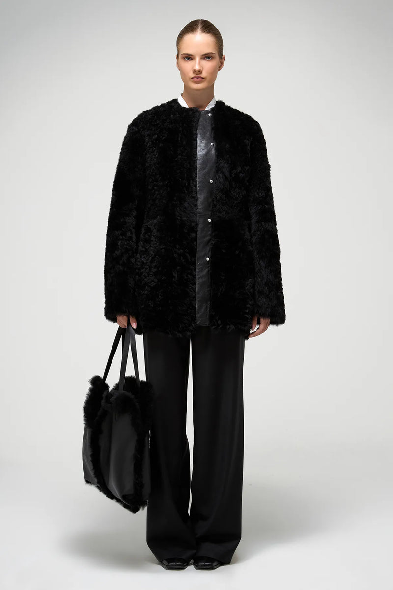 VSP - Odeline - Black Shearling Coat