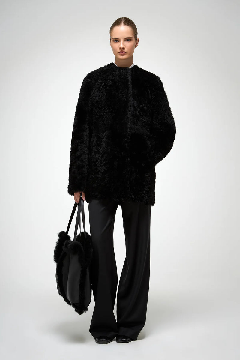VSP - Odeline - Black Shearling Coat