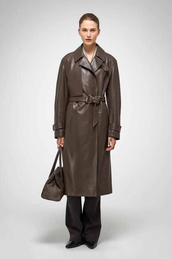 VSP - Isabelle - Light Brown Leather Coat