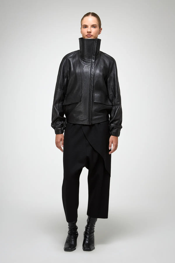 VSP - Titiana - Black Leather Jacket