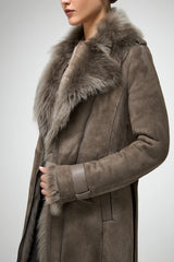 VSP - Lyza -  Toscana Stone Shearling Coat