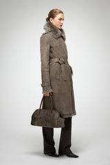 VSP - Lyza -  Toscana Stone Shearling Coat