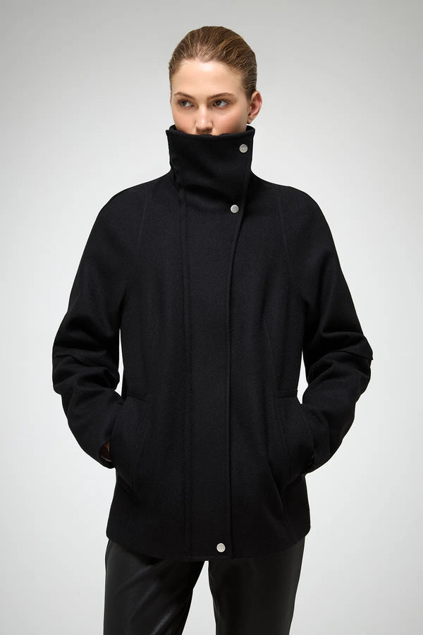VSP - Lilie - Black Wool Coat