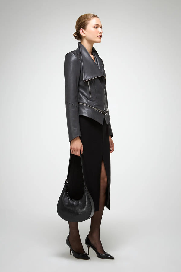 VSP - Marcela - Anthracite Leather Jacket