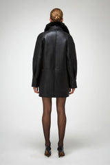 VSP - Prescillia - Black Shearling Coat