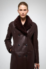 VSP - Celina - Cherry Shearling Coat