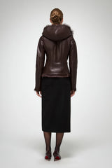 VSP - Petra - Cherry Shearling Jacket