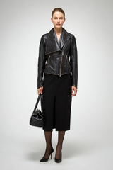 VSP - Edna - Dark Brown Leather Jacket