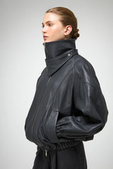 VSP - May - Anthracite Leather Jacket