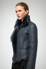 VSP - Azul - Anthracite Shearling Jacket