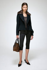 Beatrix - Schwarze Wolljacke