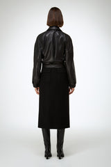 Silvia - Black Leather Jacket