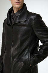 VSP - Riccardo - Black Leather Jacket