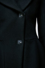 Beatrix - Schwarze Wolljacke