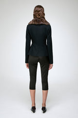 Beatrix - Schwarze Wolljacke
