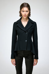 Beatrix - Schwarze Wolljacke