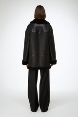 VSP - Dina - Black Shearling Coat