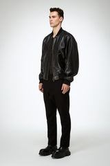 Antonio - Black Leather Jacket
