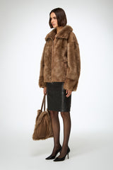 VSP - Bea - Sand Shearling Jacket