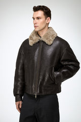 VSP - John - Anthracite Shearling Jacket