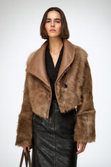 VSP - Ashley - Sand Shearling Jacket