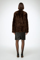 Odeline - Brown Shearling Coat