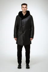 VSP - Teo - Black Shearling Coat