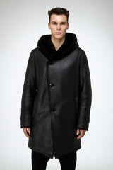 VSP - Teo - Black Shearling Coat