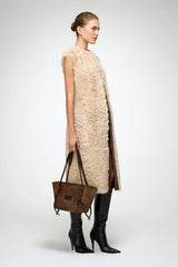 VSP - Mirella - Light Brown Shearling Vest