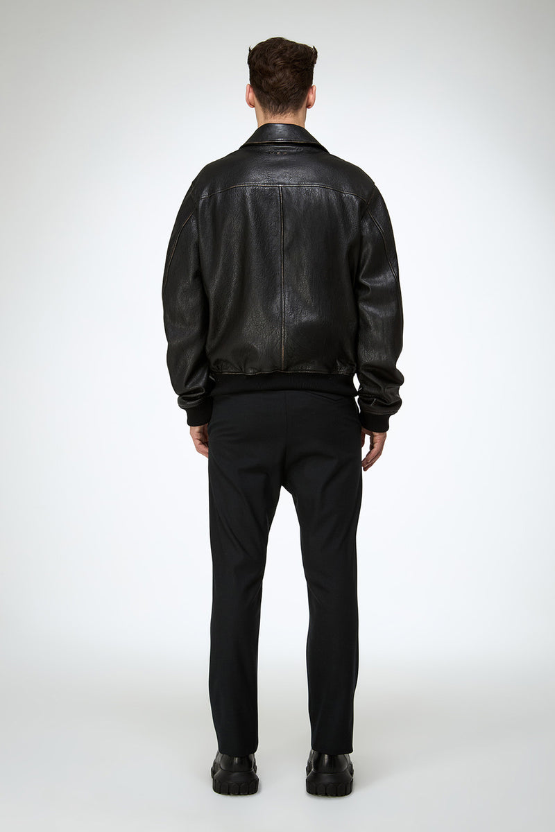 Niccolo - Black Leather Jacket