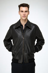 Niccolo - Black Leather Jacket