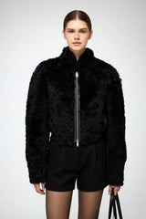 VSP - Liviana - Black Shearling Jacket