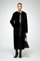 VSP - Inesse - Black Shearling Coat