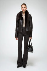 VSP - Renata - Brown Shearling Jacket