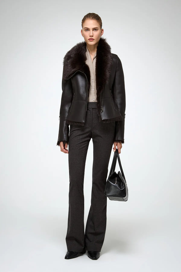 VSP - Renata - Brown Shearling Jacket