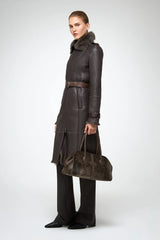 VSP - Lyza - Clotho Brown Shearling Coat