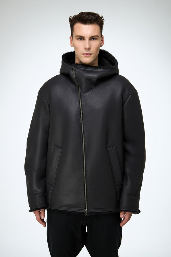 Oscar - Anthracite Shearling Jacket