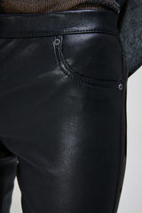 Cora - Schwarze Lederhose