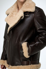 VSP - Rico - Brown Shearling Coat